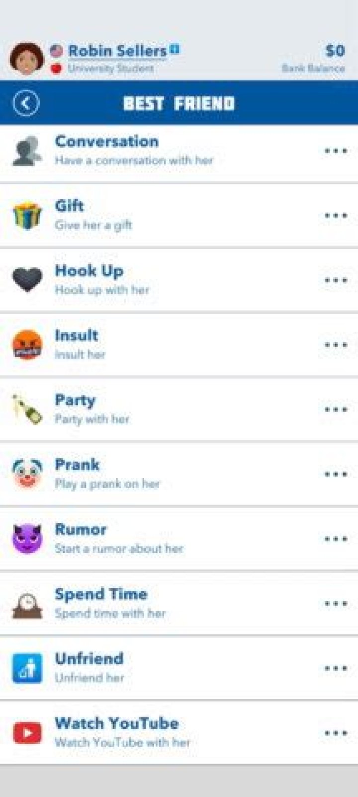 How to attend parties in BitLife