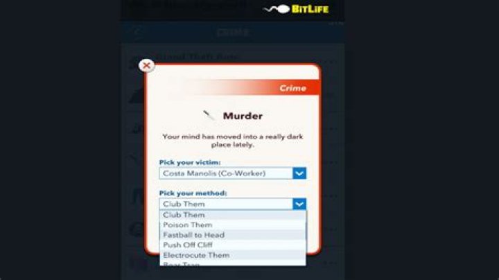 How to commit murder in BitLife