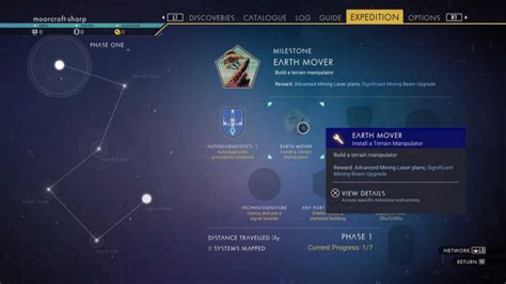 How to complete Earth Mover in No Man's Sky Expedition Three: Cartographers