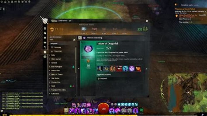 How to complete the Visions of Dragonfall collection in Guild Wars 2
