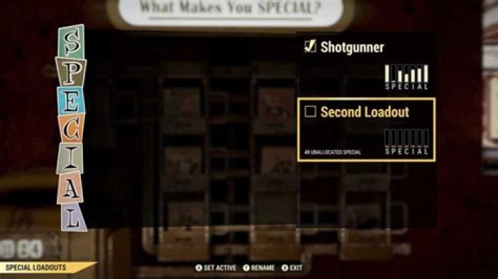 How to create and change S.P.E.C.I.A.L. Loadouts in Fallout 76