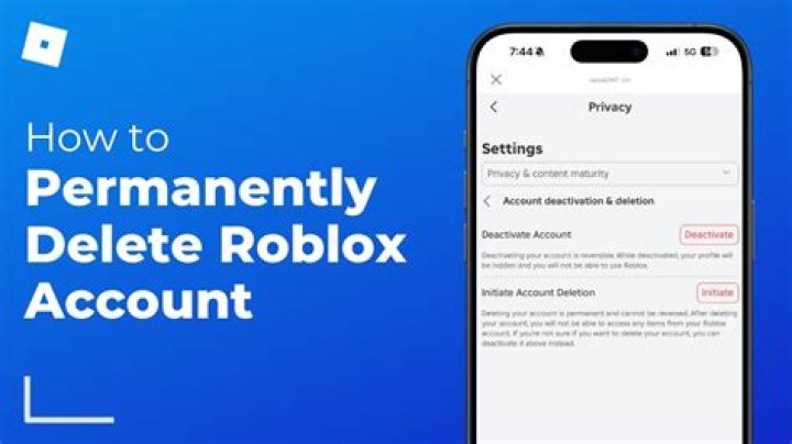 How to delete a Roblox account forever?