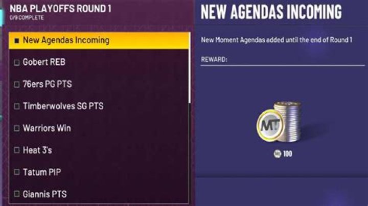 How to do the Playoff Round 1 Agenda Challenge in NBA 2K22 MyTeam