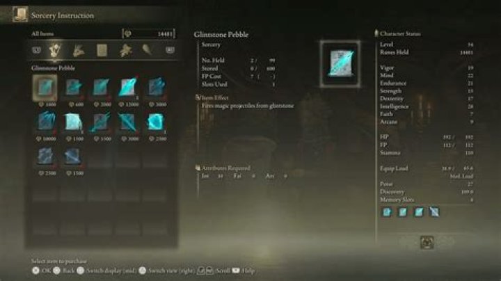 How to equip Sorcery Spells and Magic in Elden Ring