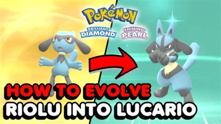 How to evolve Riolu into Lucario in Pokémon Brilliant Diamond and Shining Pearl