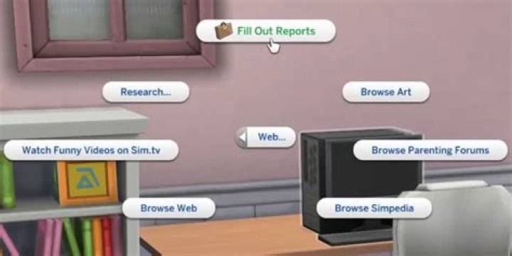 How to fill out reports in The Sims 4