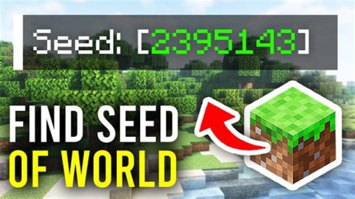How to find your Minecraft world seed