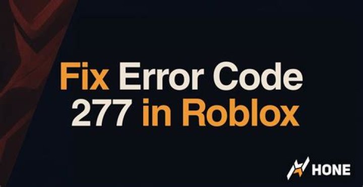 How To Fix Error Code 277 In Roblox