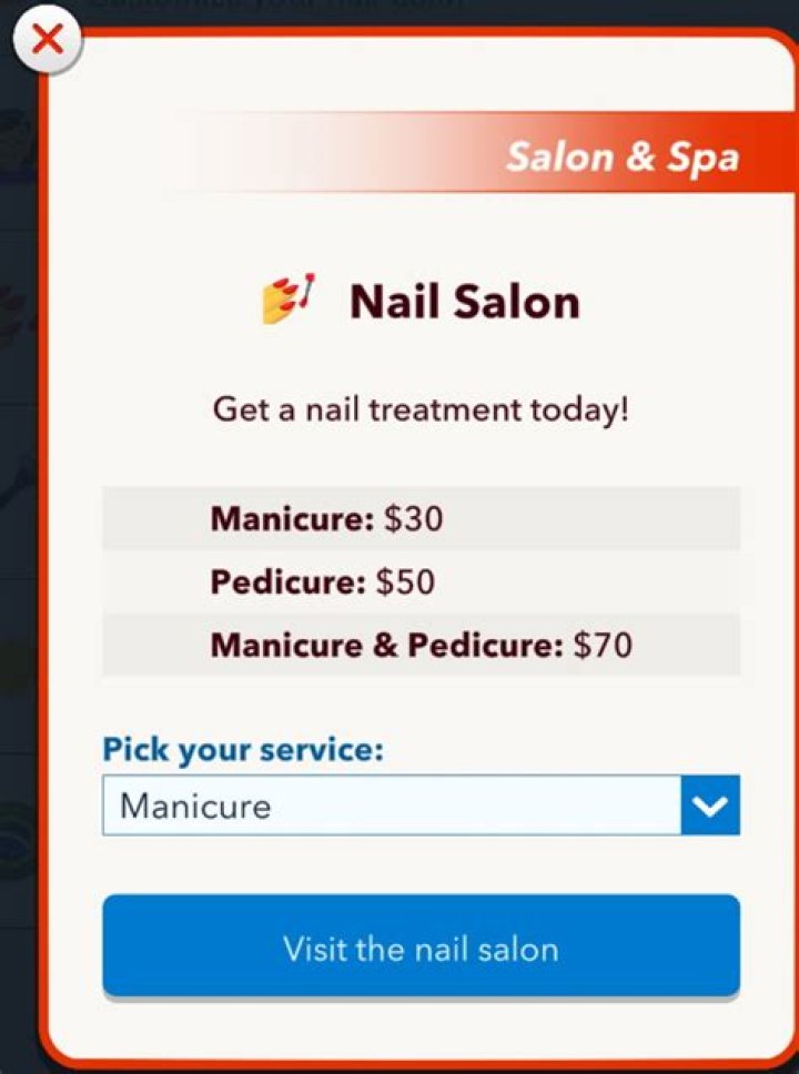 How to get a Mani-Pedi in BitLife
