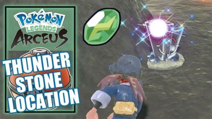 How to get a Thunder Stone in Pokémon Legends: Arceus