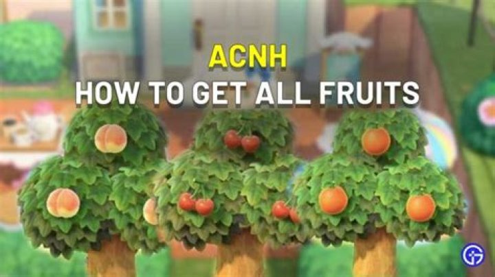 How To Get Different Fruit Trees In ACNH (Animal Crossing)