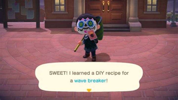 How to get and craft the wave breaker in Animal Crossing: New Horizons