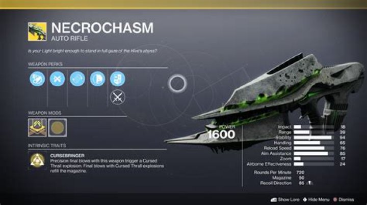 How to Get Necrochasm in Destiny 2 | Perks, Catalyst, and More