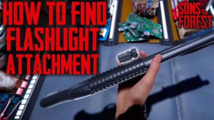 How to get the Flashlight attachment in Sons of the Forest