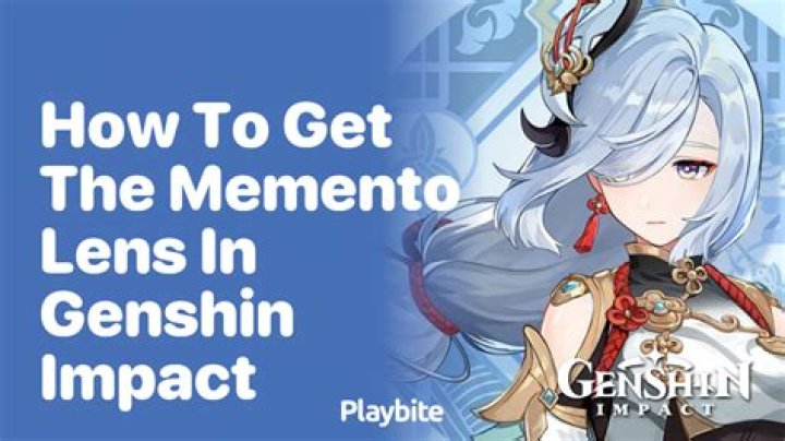 How to get the Memento Lens in Genshin Impact