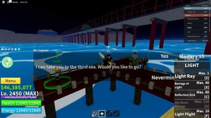 How to get to the 3rd Sea in Blox Fruits