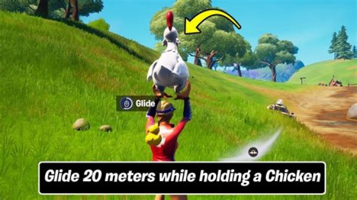 How to Glide 20 Meters While Holding a Chicken in Fortnite: Chicken Spawn Locations