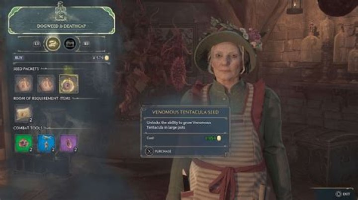 How to grow Venomous Tentacula in Hogwarts Legacy