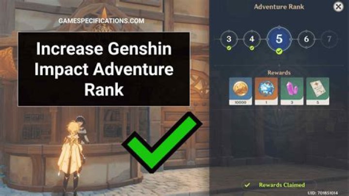 How to Increase Adventure Rank in Genshin Impact FAST