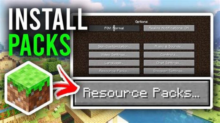 How to install Minecraft Resource Packs