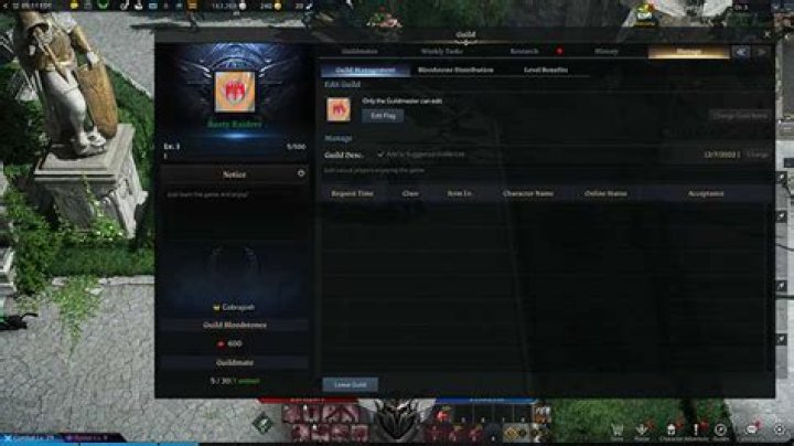 How to leave a guild in Lost Ark?