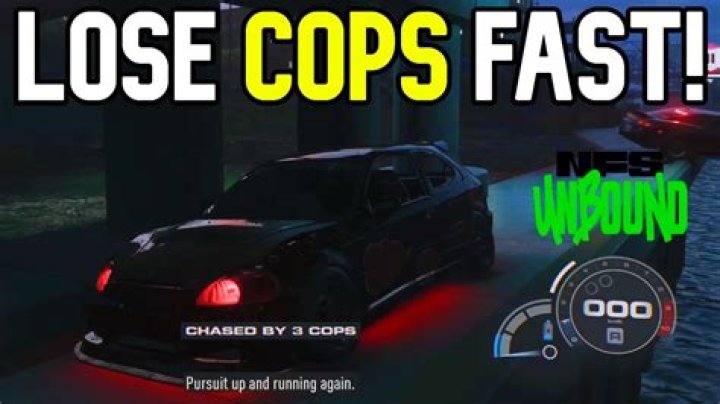 How to lose the cops in Need for Speed Unbound