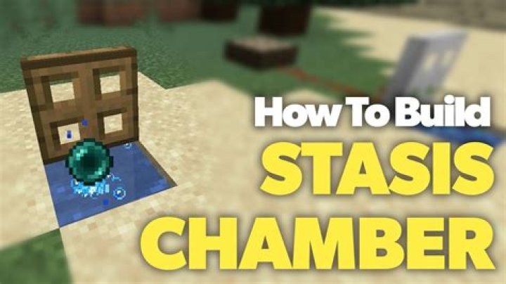 How to make a Stasis Chamber in Minecraft