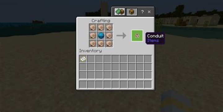 How To Make A Conduit In Minecraft