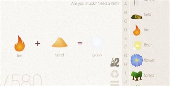 How to make Glass in Little Alchemy 2