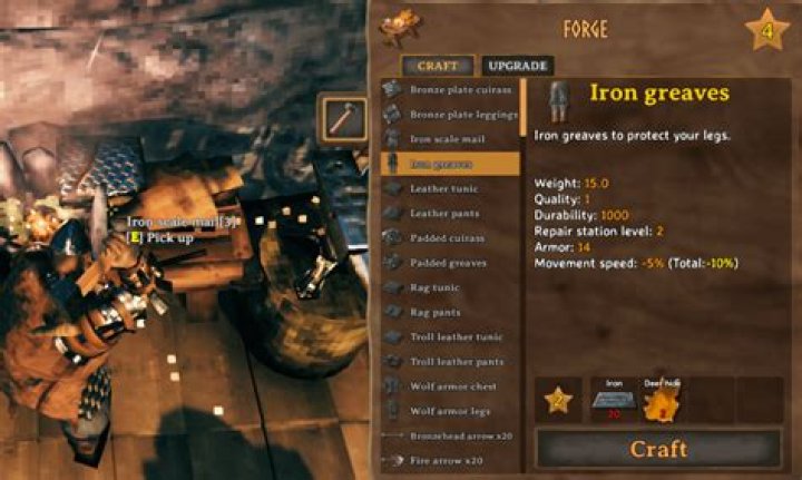 How to make Iron Armor in Valheim