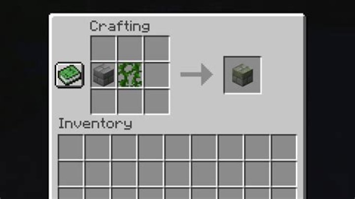 How to make Mossy Stone Bricks in Minecraft?