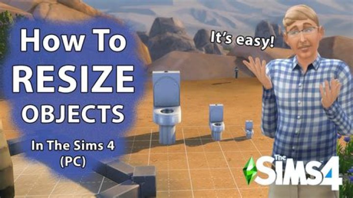 How to Make Objects Bigger and Smaller in The Sims 4
