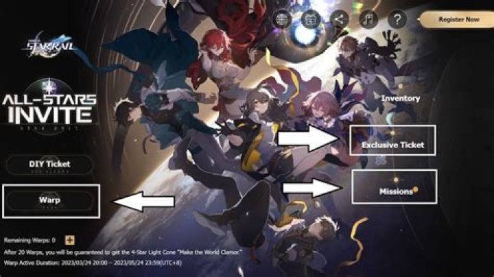 How to participate in the All-Stars Invite Web Event in Honkai: Star Rail