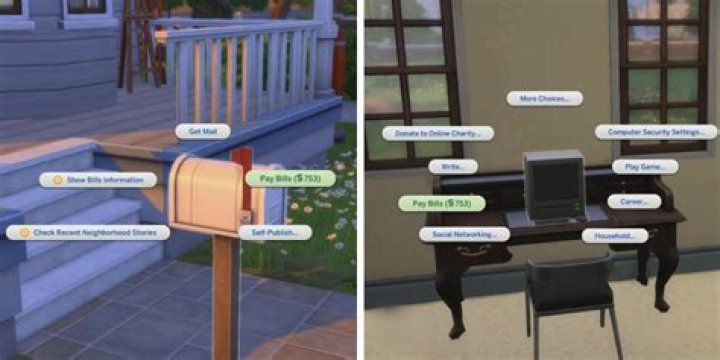 How to pay the bills in The Sims 4