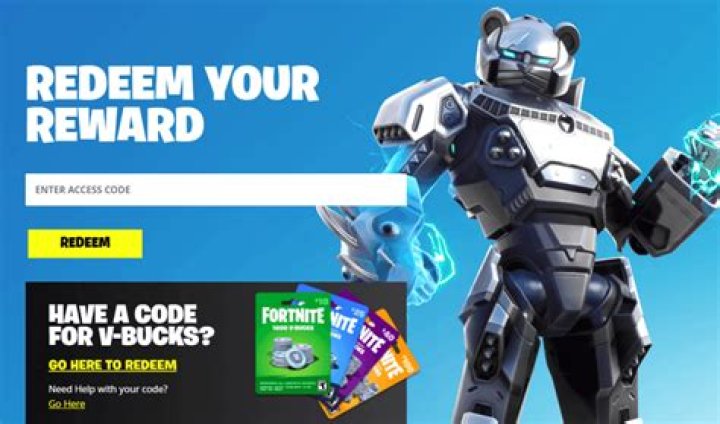 How to redeem a code in Fortnite