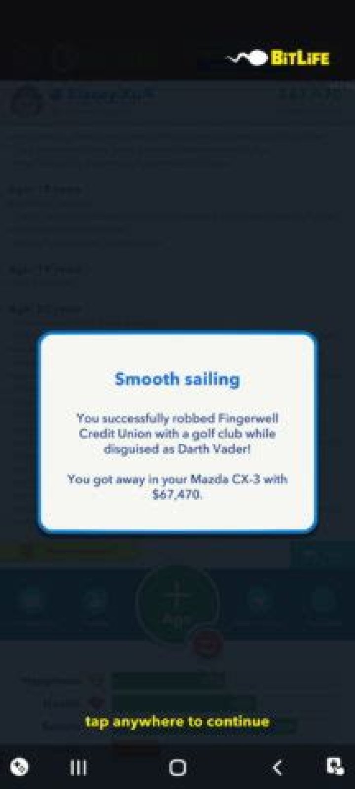 How to successfully rob a bank in BitLife