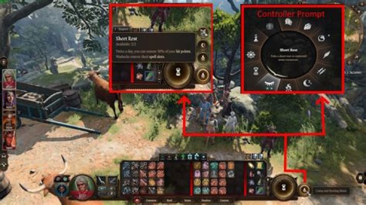 Baldur's Gate 3: How To Take A Short Rest In BG3