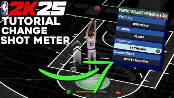 How to turn off the shot meter in NBA 2K22
