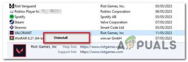 How to uninstall and reinstall VALORANT