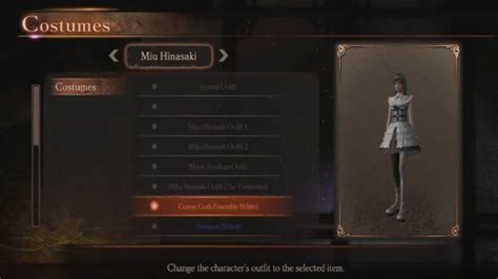 How to unlock all outfits in Fatal Frame: Maiden of Black Water