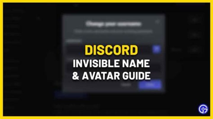 Discord Invisible Character Name & Avatar Guide
