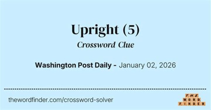 Isn't perfectly upright Crossword Clue and Answer