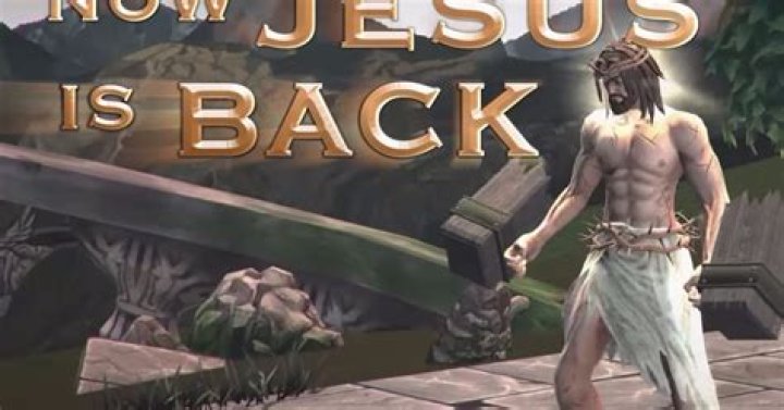 Jesus beats up Buddha in the awful-looking Fight of Gods