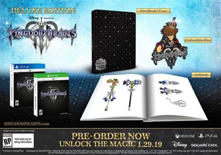 Kingdom Hearts 3 Deluxe Edition Bundle Revealed During E3