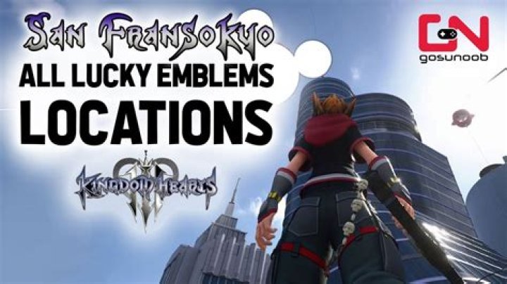 Kingdom Hearts 3 San Fransokyo Lucky Emblem Locations