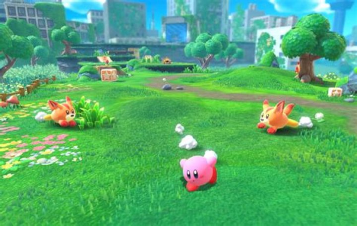 Kirby and the Forgotten Land Gameplay Footage Highlights Kirby's Abilities