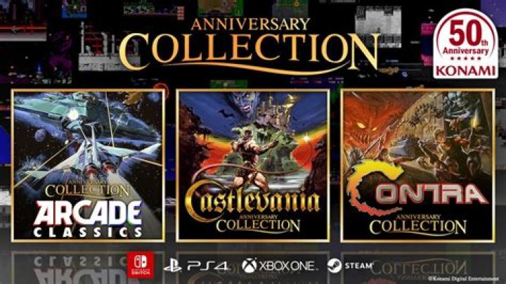
Konami Announces Castlevania, Contra, and Arcade Anniversary Collections