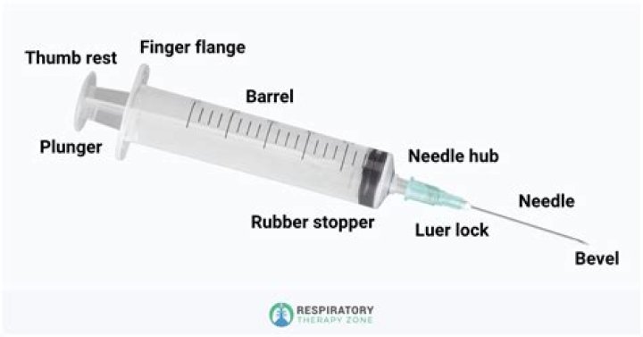Label the parts of a syringe Quiz
