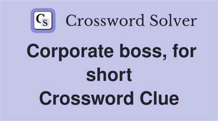 Leadership of a company, for short crossword clue answer