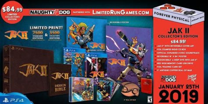 
Limited Time Jak II PS4 Discs Will be Available This Friday